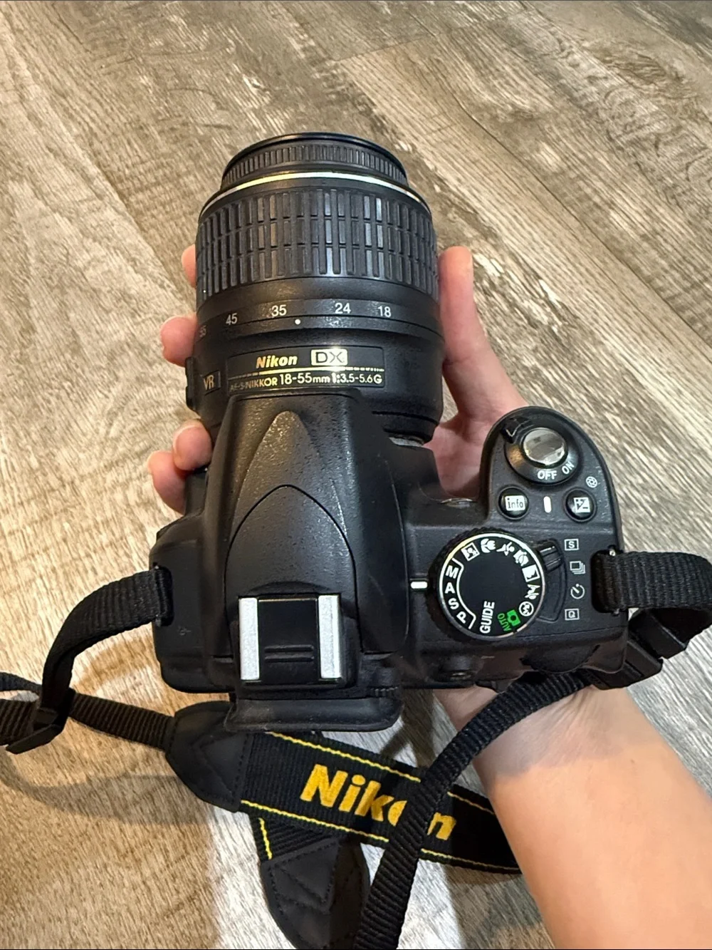 Nikon D3100 DSLR camera